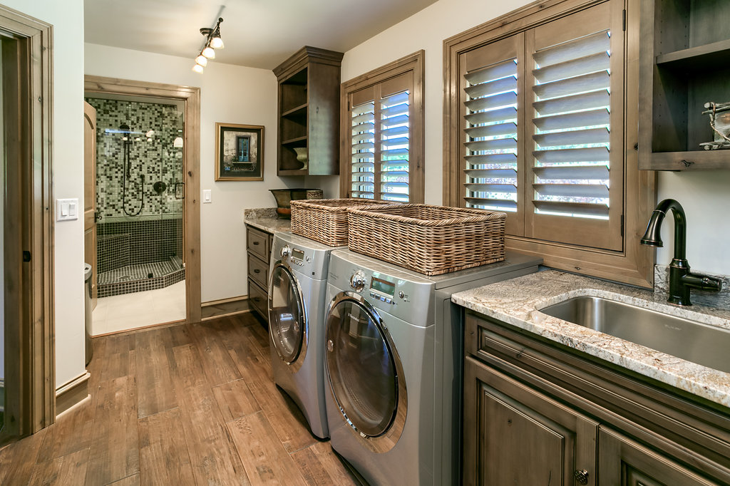 Laundry & Full Bath Downstairs